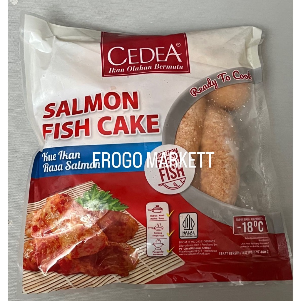 Salmon Fish Cake Cedea Kue Ikan Rasa Salmon 480gr