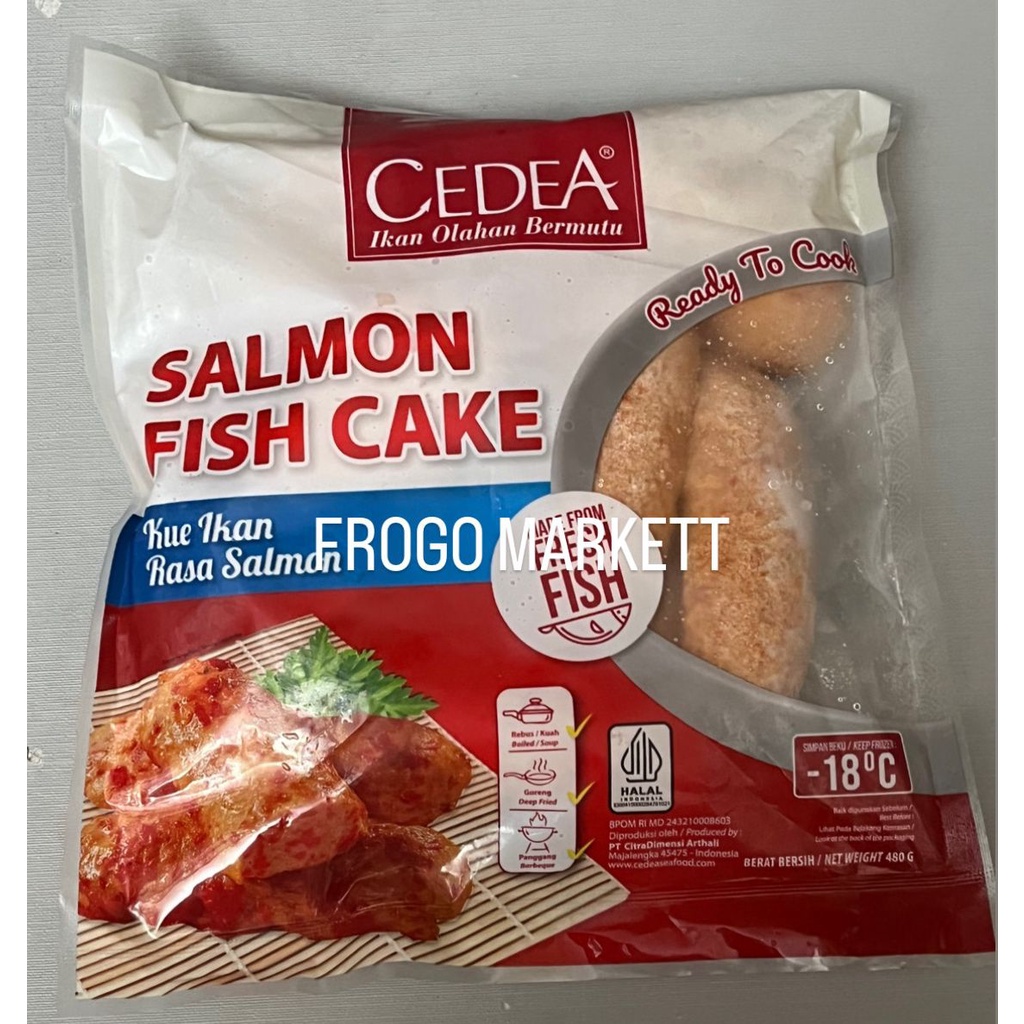 

Salmon Fish Cake Cedea Kue Ikan Rasa Salmon 480gr