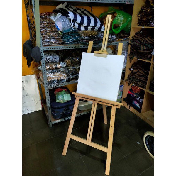 

Standing Kanvas Lukis Kayu Fleksibel Alat Melukis
