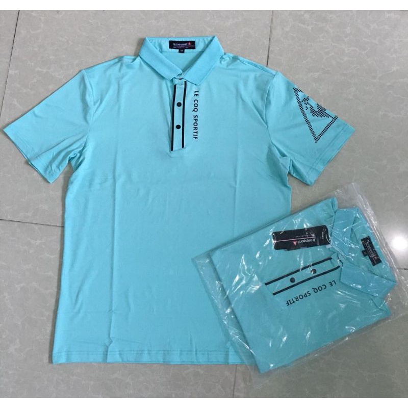 LeCoq Sportif New 2023 Golf T-shirt Light Blue Import
