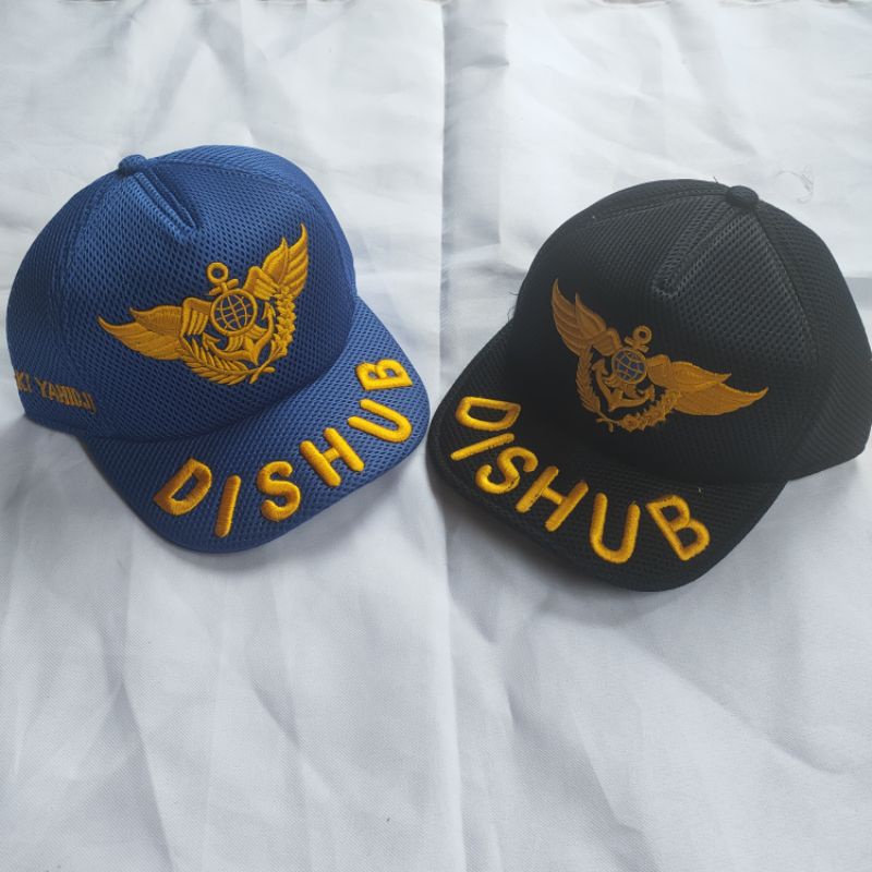Topi Logo Wing Dishub / Topi Wing Dishub / Topi Jaring Logo Wing Dishub / Topi Lapangan Dishub / Atr