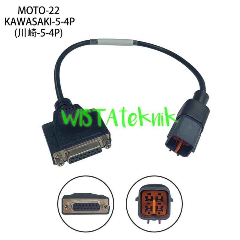 KABEL KAWASAKI 5 4PIN JDIAG M100 ORIGINAL