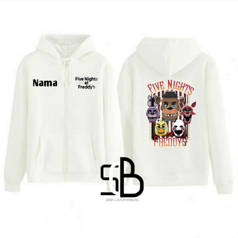 Sweater/Zipper anak FNAF Five Nighth at Freddy's