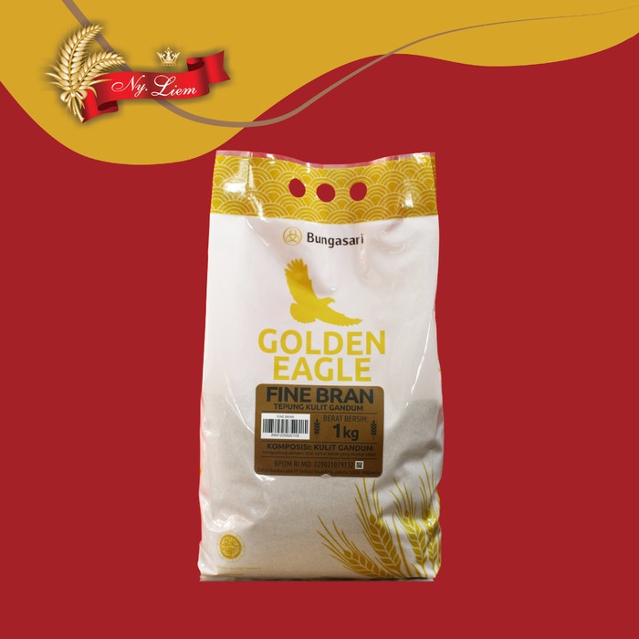 

GOLDEN EAGLE Tepung Kulit Gandum Fine Bran 1kg