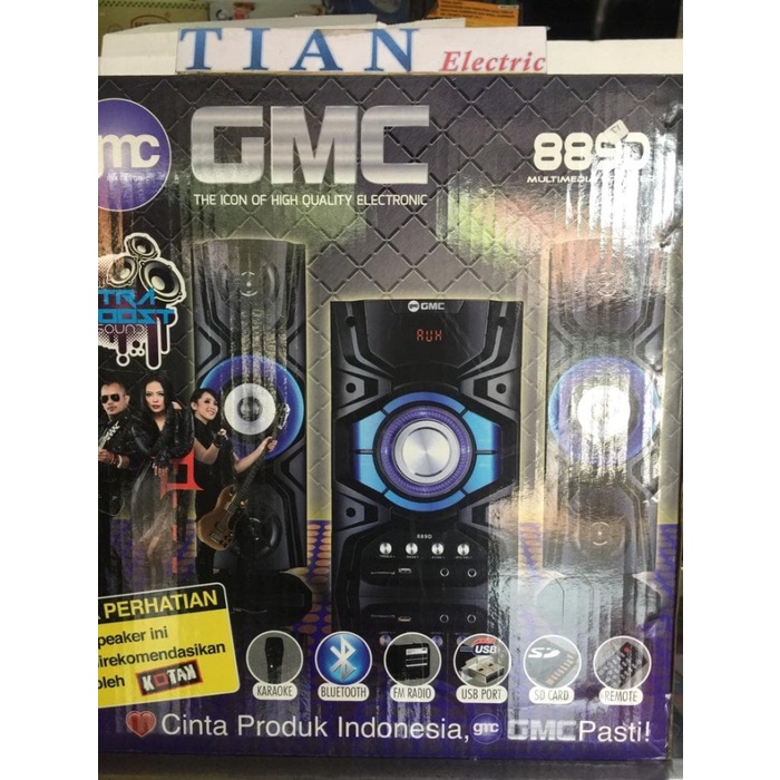 GMC 998D Multimedia Speaker (Bluetooth) 2.1 ORIGINAL.