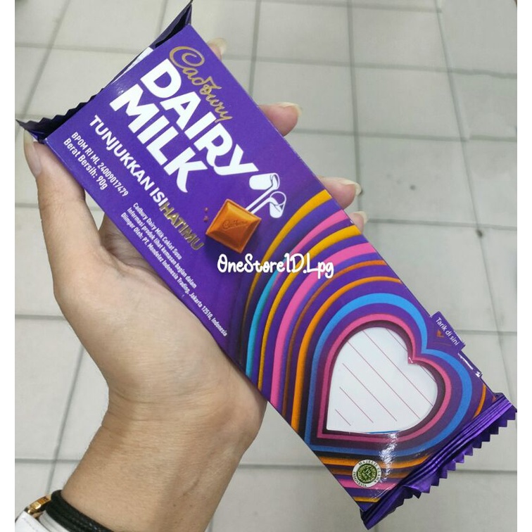 

Cadbury Dairy Milk Chocolate 90g Spesial Valday