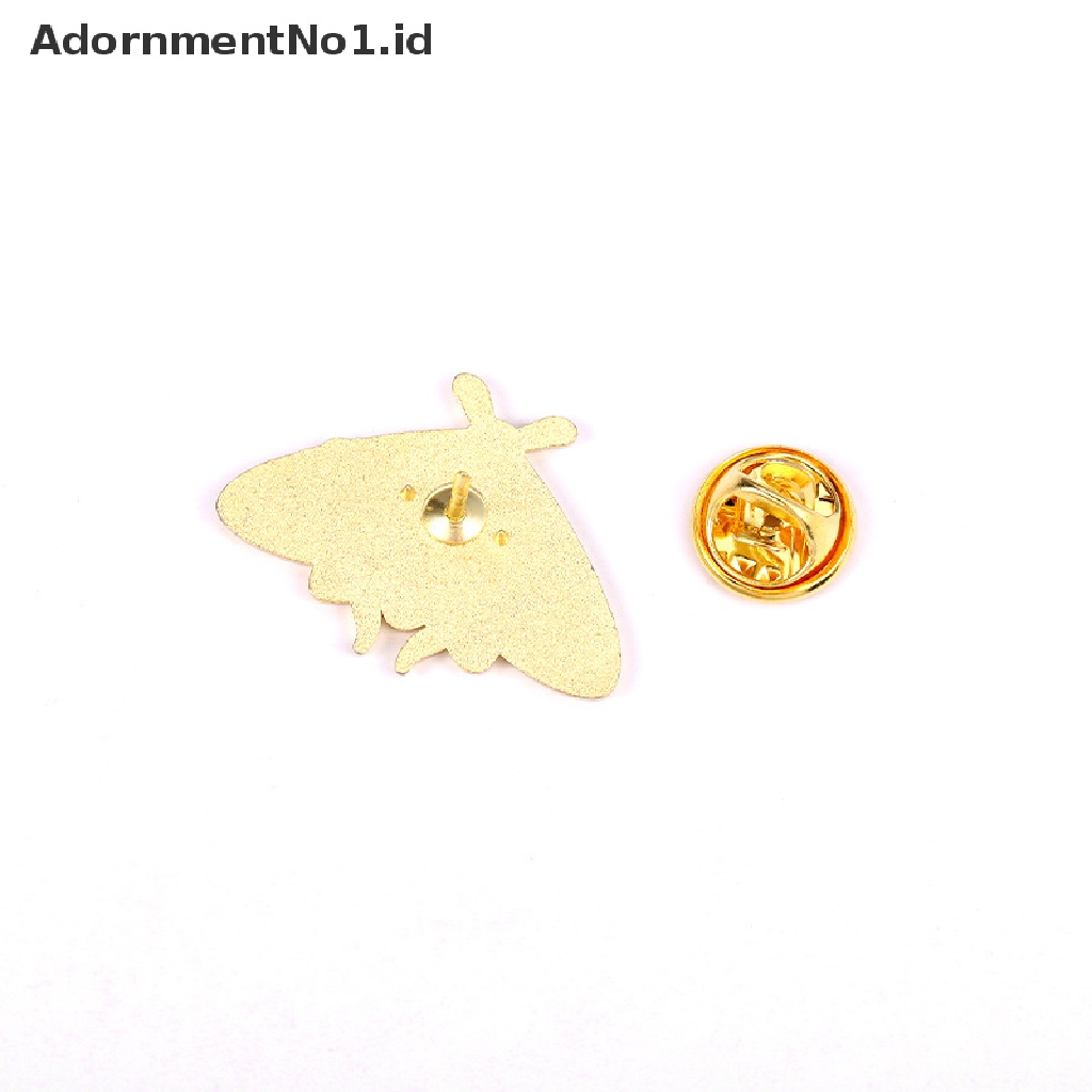 [AdornmentNo1] 1 Pcs Bunga Serangga Enamel Pin Nature Ngengat Cicada Scorpion Bros Kerah Ransel Lencana Lucu Perhiasan Hadiah Untuk Teman Anak [ID]