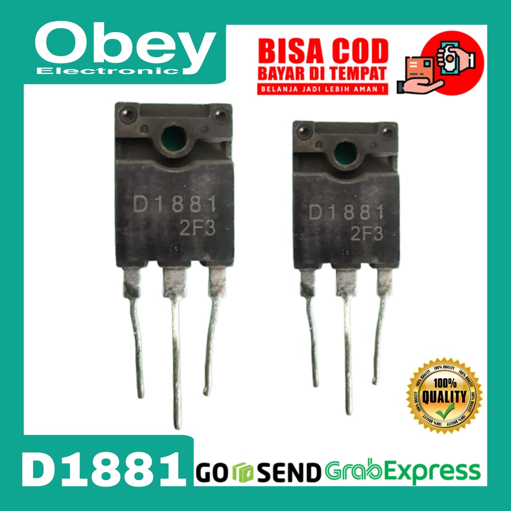 Transistor D1881/D 1881 Original