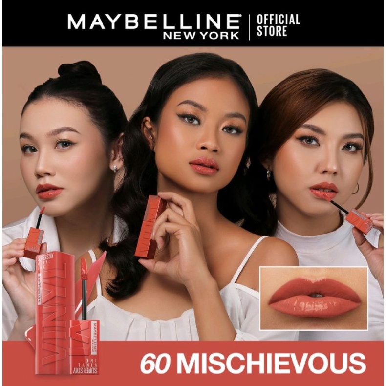 LIPSTIK MAYBELLINE SUPER STAY VINYL - LIQUID LIPSTIK - LIP LINER - LIP