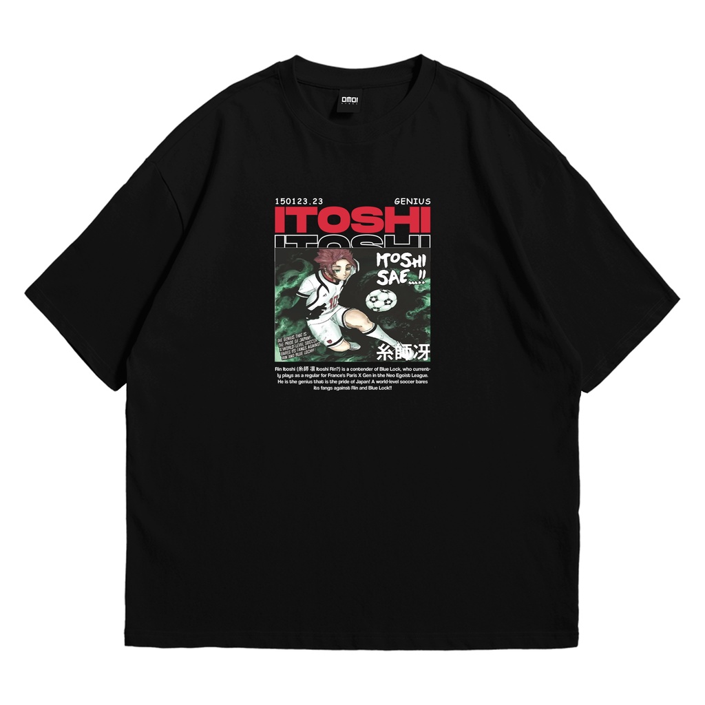 OMS - Kaos Anime Blue Lock Itoshi Sae | Kaos Anime Tshirt | Code : ITOSHI
