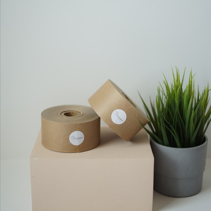 Selotip Eco Friendly Tape Ramah Lingkungan Gummed Tape Kraft Lakban