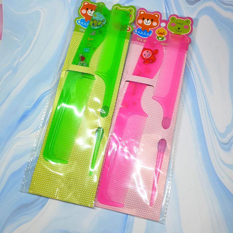 Aneka Sisir BTS Karakter BT21 Aneka Warna JUMBO  untuk Anak Dewasa