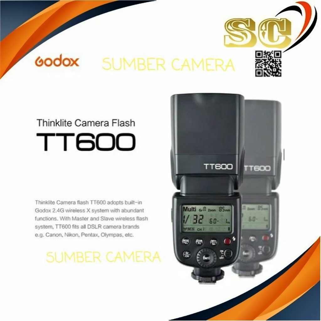 Flash Godox TT600 For Canon/Nikon/Sony