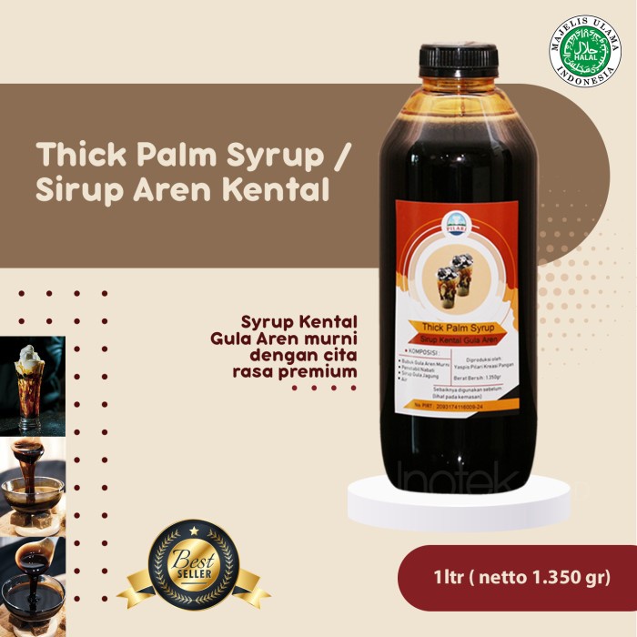 

THICK BROWN SUGAR SYRUP / SIRUP GULA AREN CAIR KENTAL 1350 GR
