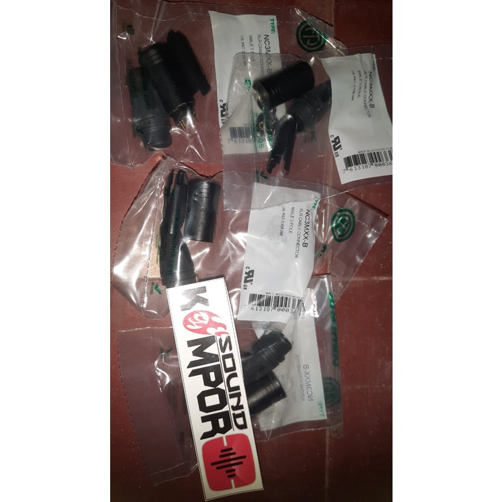 NEUTRIK XLR MALE ORIGINAL JACK XLR NEUTRIK MALE