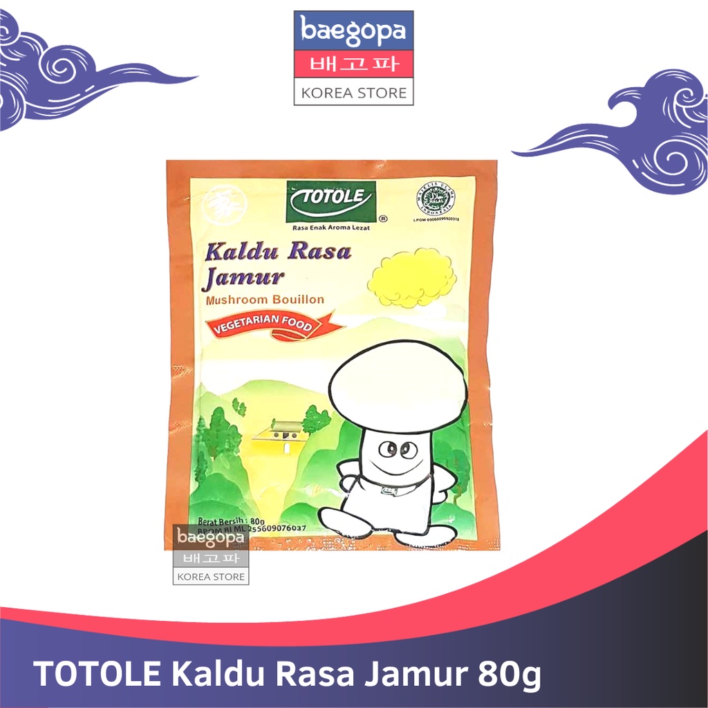 

TOTOLE Kaldu Vegan Kaldu Jamur 80 g Halal │ Import Mushroom │