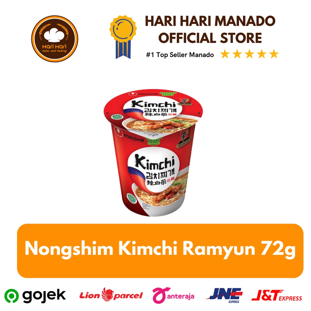 

Mie instant Nongshim Kimchi Ramyun 72g