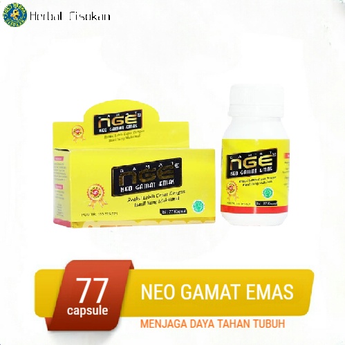 NGE Neo Gamat Emas 77 Kapsul/ kapsul gamat emas Original