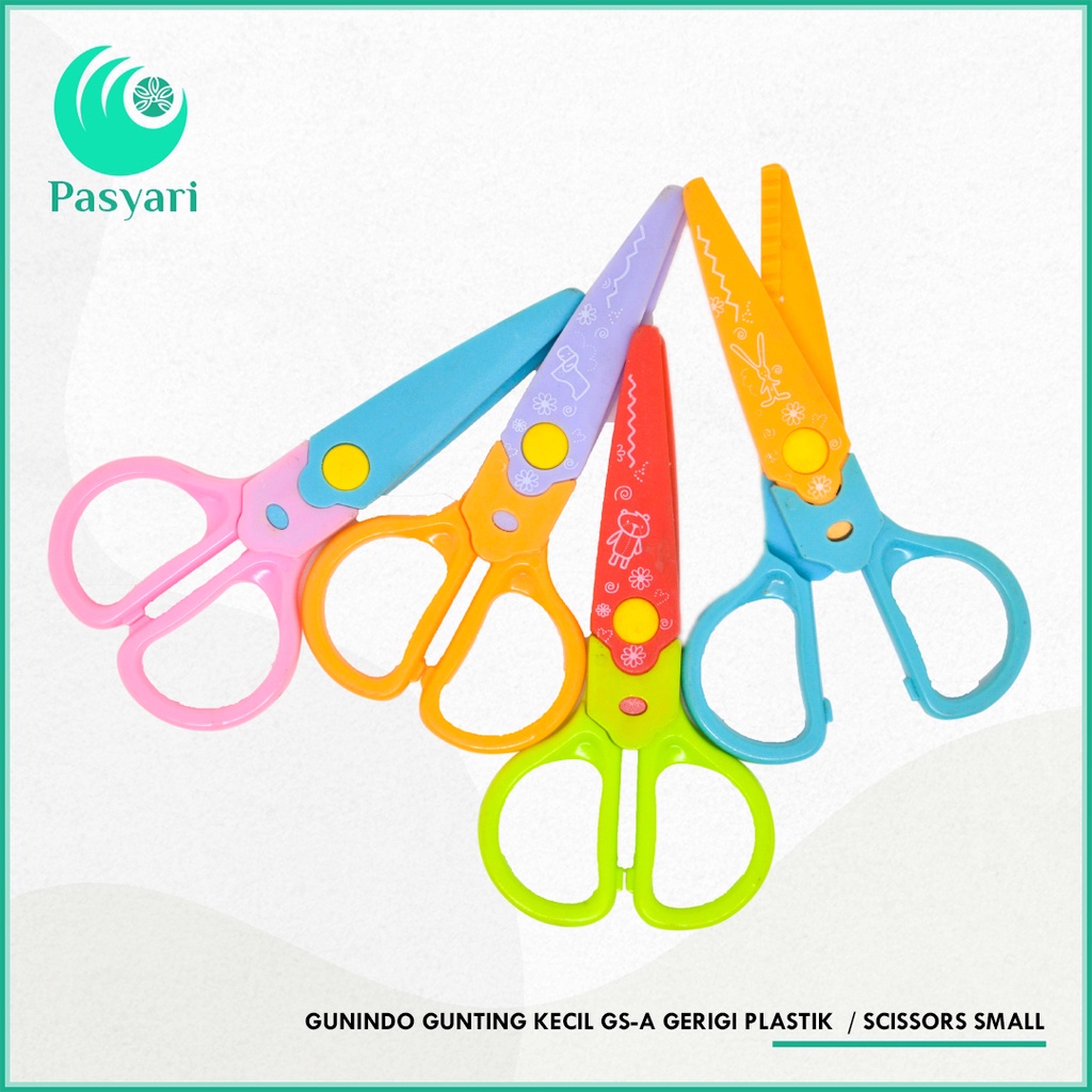 

Gunindo Gunting Kecil GS-A Gerigi Plastik / Scissors Small