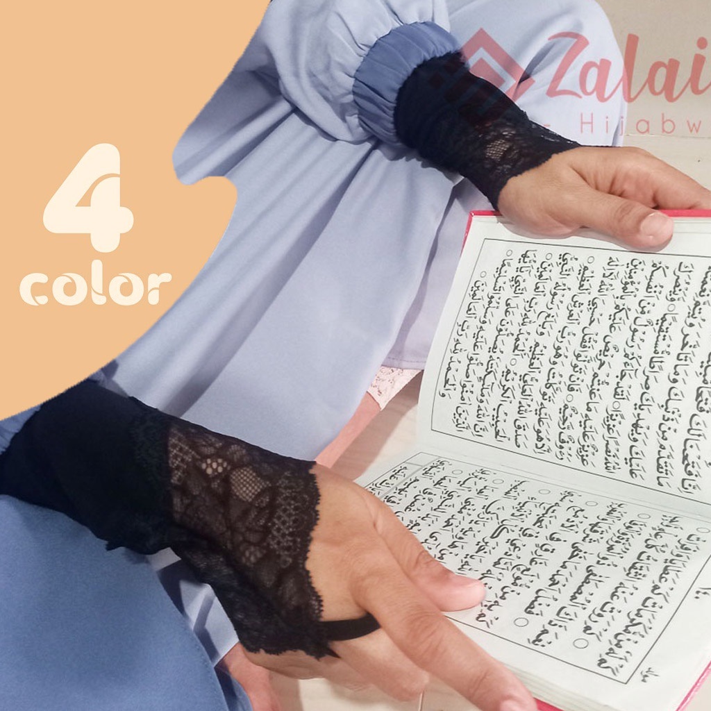 Manset Tangan Renda Handshock Cincin Panjang Premium