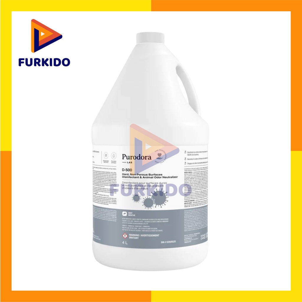 Purodora Disinfectant &amp; Animal Odor Neutralizer 4 Liter