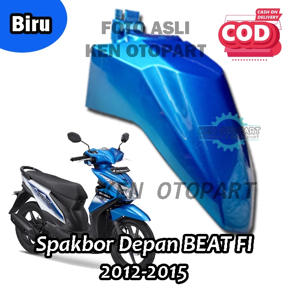 Spakbor Depan BEAT FI 2012-2016 Biru / Selebor Depan BEAT FI / Slebor depan BEAT FI