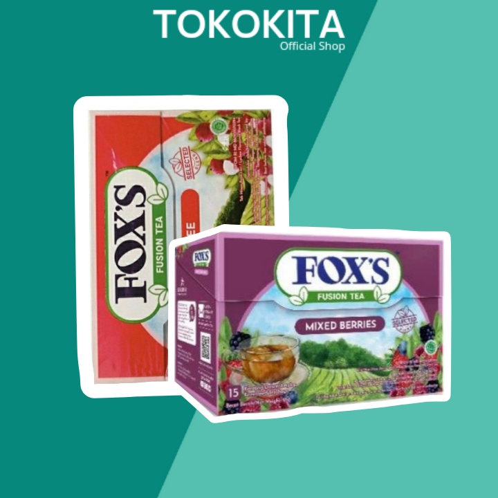 Fox's Fusion Tea Teh Celup Fox Rasa Buah Isi 15 Kantong 25 Gr