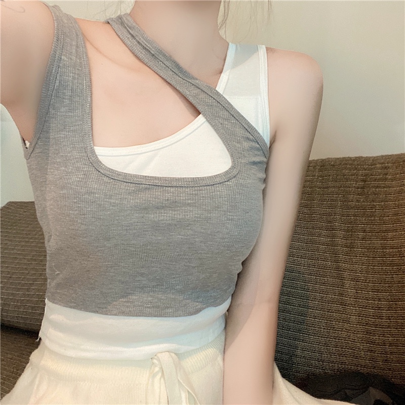 Korean Crop Top Atasan Wanita 1505 (S-XL)