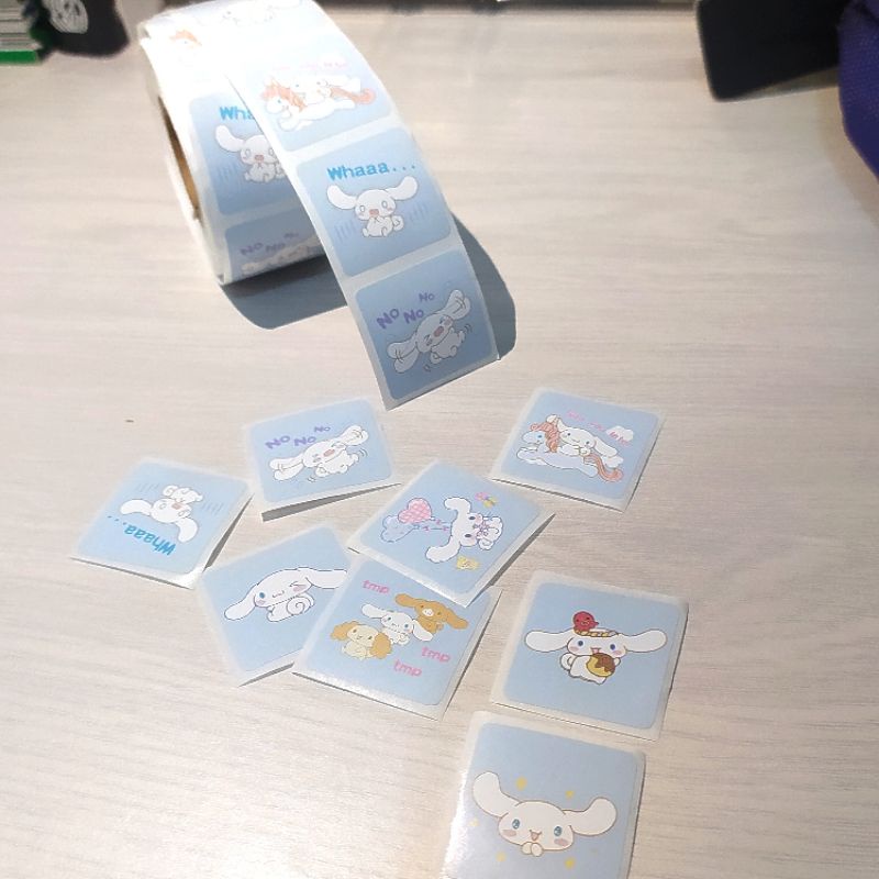 

[BACA DESKRIPSI] HARGA UNTUK 20pcs sticker cinnamoroll sanrio lucu label stiker untuk freebies atau DIY murah