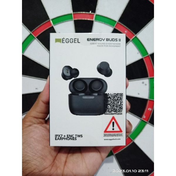 Eggel EnergyBuds 2 Sports Sport Energy Buds TWS True Wireless Stereo Earbuds Bluetooth Headset Earph
