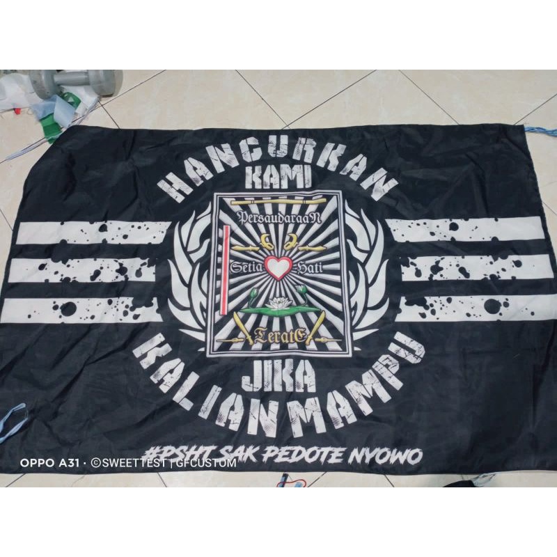 JUAL BENDERA BERKUALITAS + Bendera PSHT FULL PRINTING