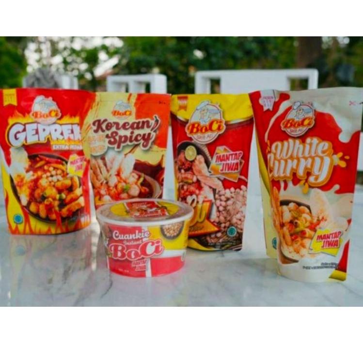 

GROSIR Boci - Baso Aci Original - Geprek - Curry - Korean - Cuankie Mantap Jiwa 