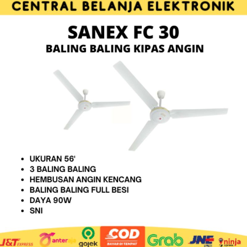 Baling baling kipas angin Sanex FC30 / ceiling fan 56inch