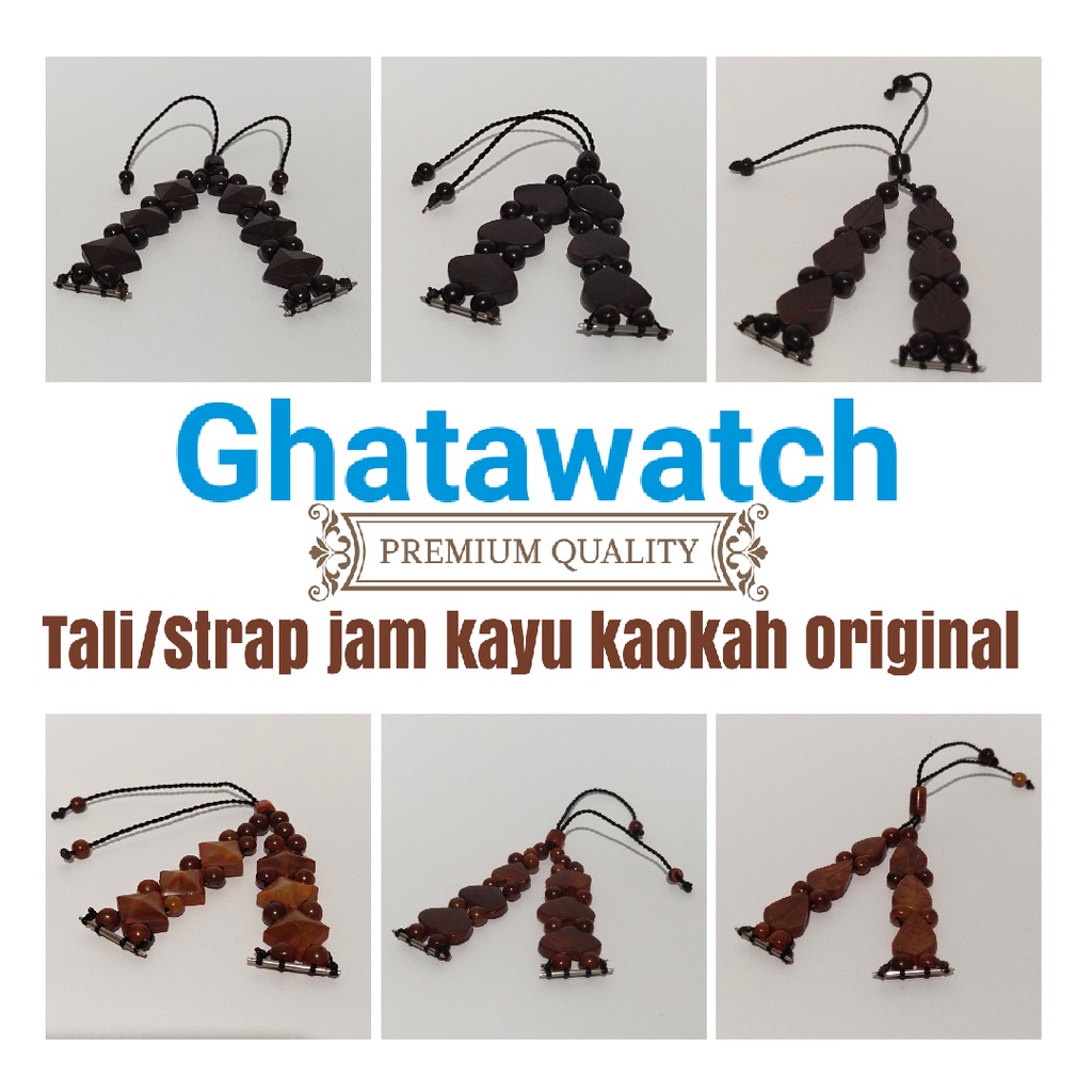 Tali /Strap jam tangan kayu kokka wanita