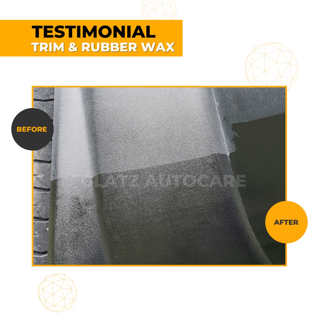 Pengkilap Interior Dashboard Mobil Body Doff Semir Ban Mobil GLATZ Trim and Rubber Wax