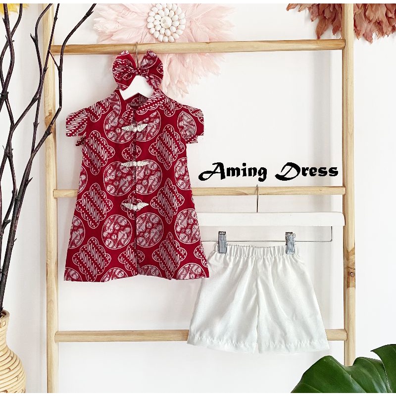 cheongsam anak dan dewasa/dress imlek terbaru/baju imlek keluarga/dress imlek anak dan dewasa /CNY dress