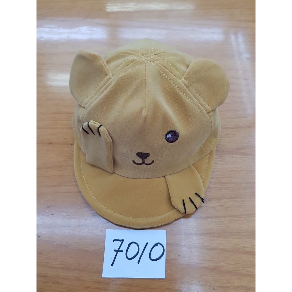Topi Bayi Pet Bordir Print