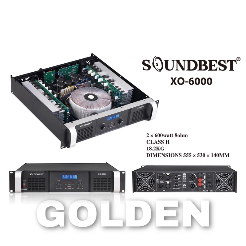 Power Soundbest XO 6000 Original Amplifier Class H SOUNDBEST XO6000