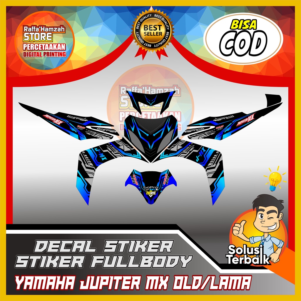 Decal Sticker Jupiter MX OLD Mx lama full body custom Striping Fullblok JUPITER MX OLD - Sticker Str