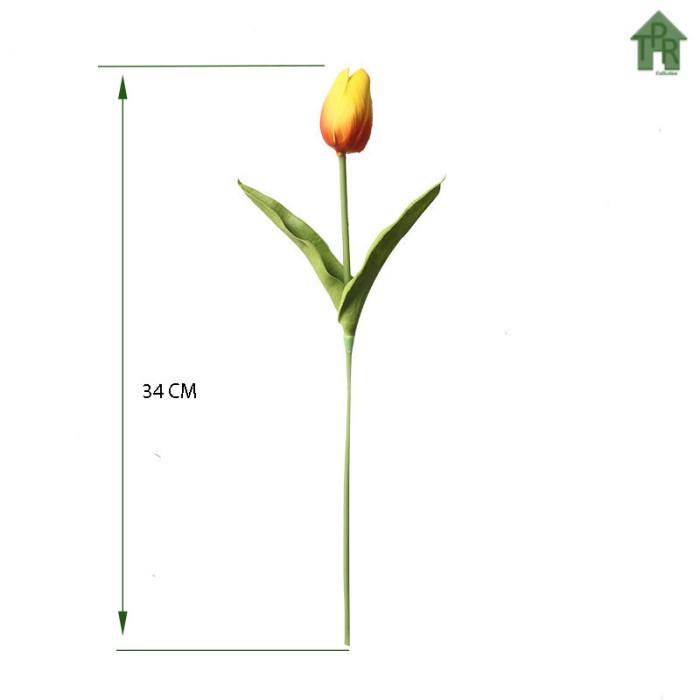 Premium Bunga artifisial Tulip PU branch P34