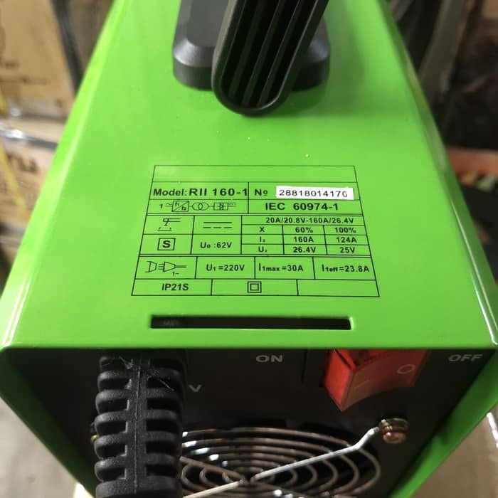 Mesin Trafo Las Ryu RII 160-1 1300W 1300 Watt Travo Welding Inverter