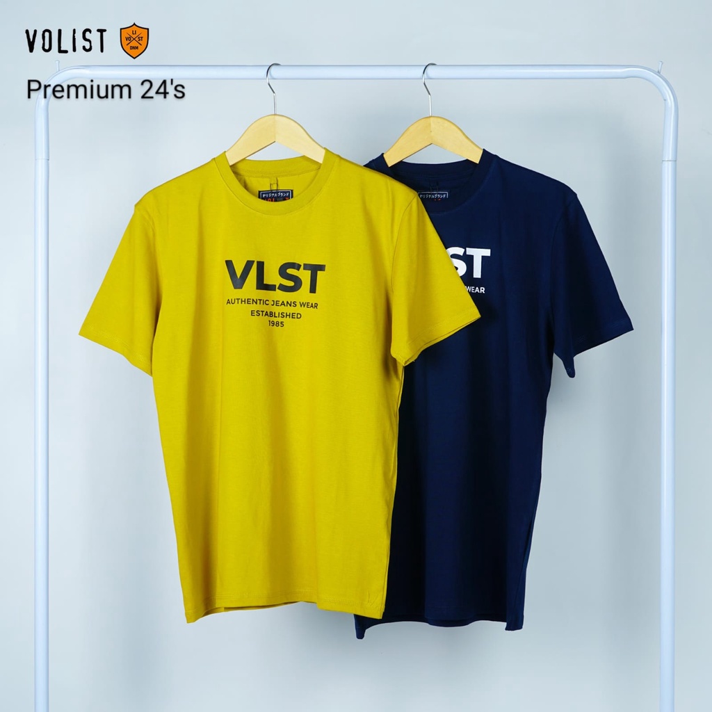 KAOS PREMIUM//DiStro T-SHIRT VOLIST PREMIUM CATTON  24 S