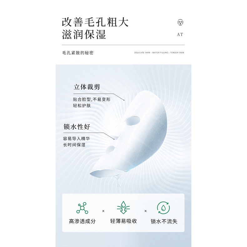 VEZE Sheet Mask Masker Wajah Salicylic Pore Refining Facial Mask