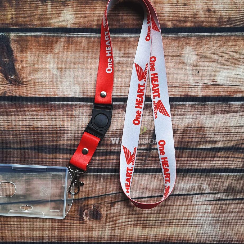 

스 Lanyard printing honda 2 sisi gantungan id card ( real pick ) Trendy !!