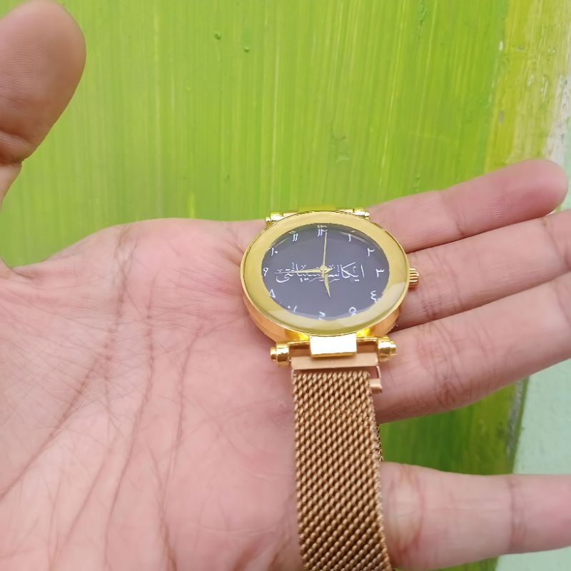 Jam Tangan magnet cewek wanita Bisa Costum/request nama sendiri