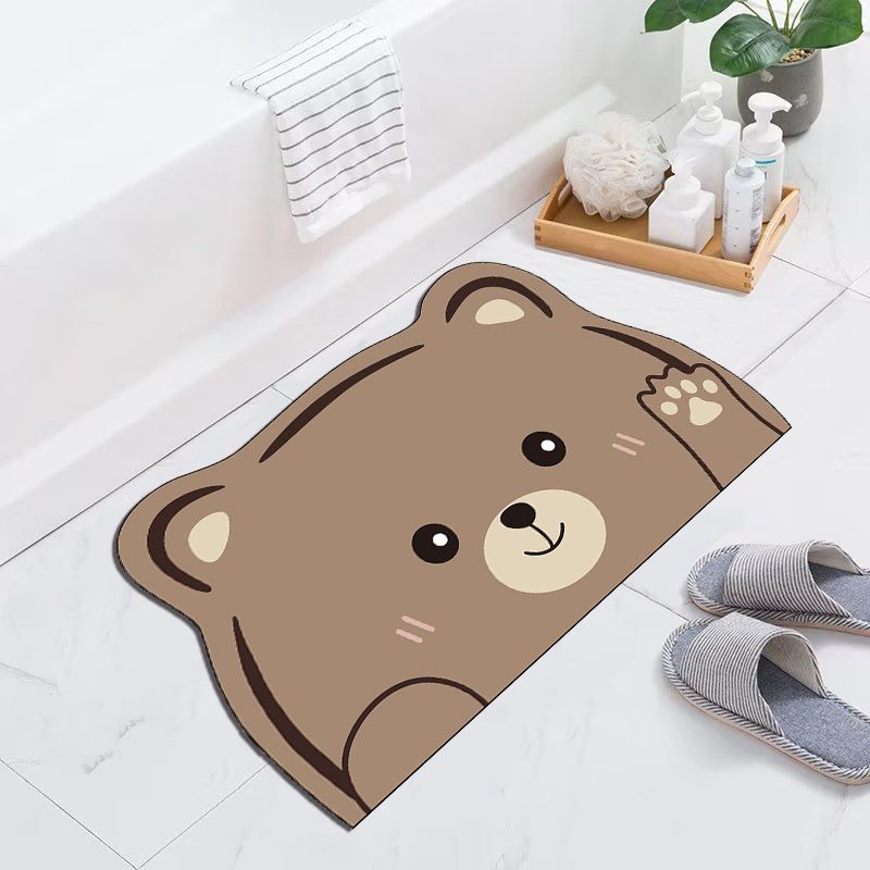 Keset Lantai Karakter Anti Slip Keset Dapur Minimalis Keset Kaki Kamar Tidur Keset Kamar Mandi Multi Tempat 40x60cm Keset Kaki Modern Kualitas Terbaik - D3A4-Motif 3