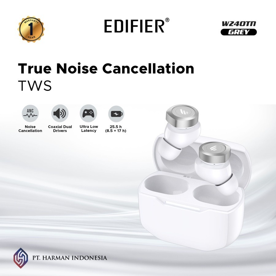 Edifier W240TN True Wireless Noise Cancellation In-Ear Headphones