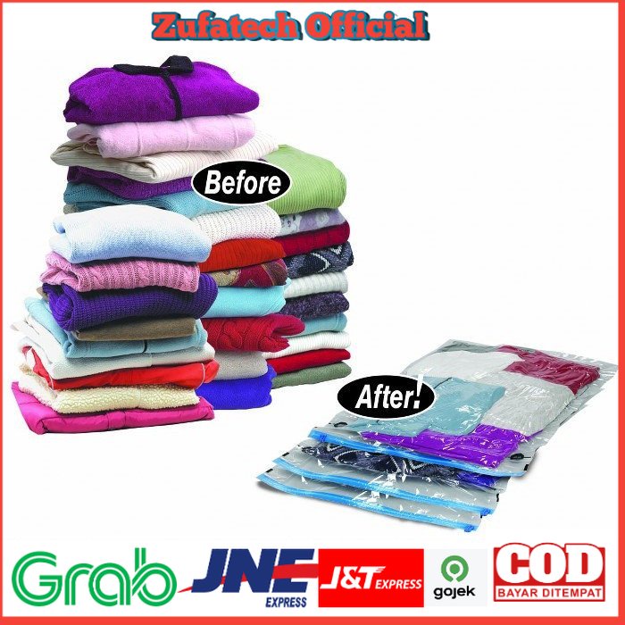 TAILI Vacuum Compression Bags Clothes 1 PCS - TR028 - Transparent