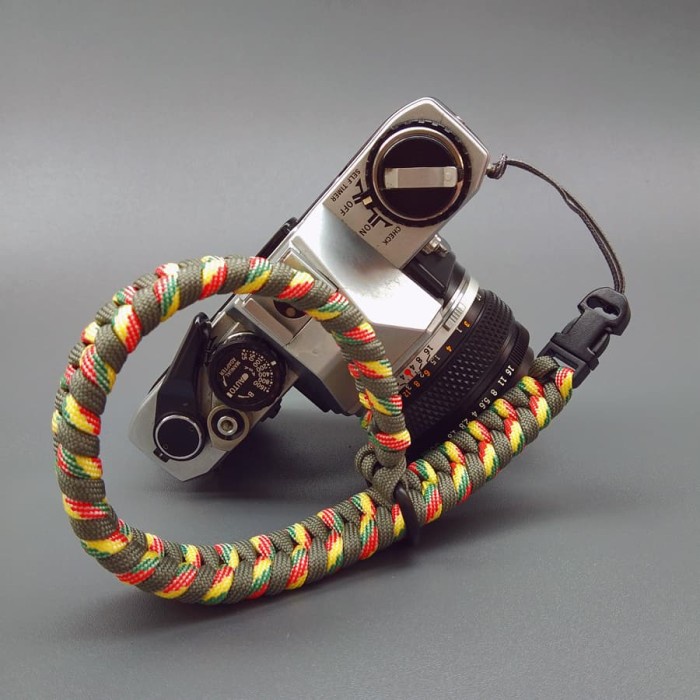 Str Handstrap Kamera Analog Strap Tali Anyaman Paracord