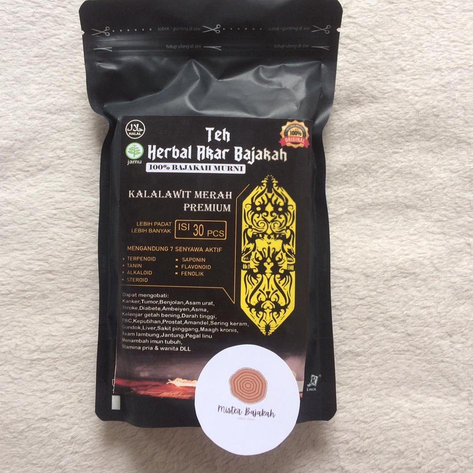 

➧ TEH CELUP BAJAKAH KALALAWIT MERAH PREMIUM ISI 30 KANTONG TEH ➣
